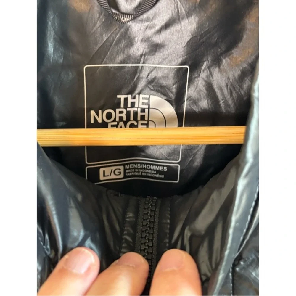 The North Face Thermoball Puffer Jacket Black Mens‎ Large Quilted Full Zip
